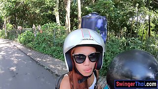 Big bootie Thai GF in a homemade sex sex tape