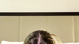 Hot young college slut lets me throat fuck her till I cum