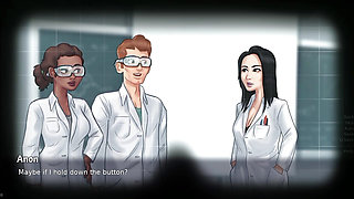 Ms. Okita in the Lab (Summertime Saga Gameplay)
