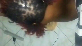Teaching Tiny Teen How to Swallow a Dick