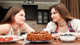 Remarkable lesbians enjoys licking each other clitoris