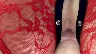 Fuck machine, toys, and blow jobs