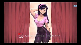 My New Girlfriend Taboo Hentai Game Ep.6 Locker Room Fun with Me Best Friend and GF!