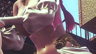 Horny Princess Trix Moans Wildly - Ultimate Pussy Fingering and Orgasm for Big Tits Redhead in Elegant Dress and Stockings