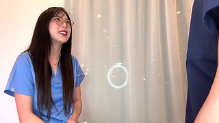Creepy Doctor Convinces Young Medical Intern Korean Girl To Fuck To Get Ahead 8 Min With Elle Lee