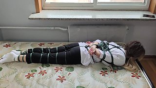 Newcomer Xiao Yi sister white cotton socks snake bound