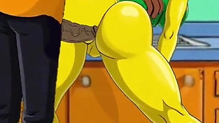 Married Housewife Fucked Anal in the Kitchen