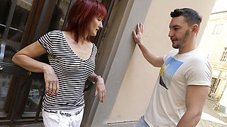 Lizabetha is getting eaten out and baged by a teen lad