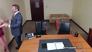 Head Teacher Makes Big Tit Mature Squirt