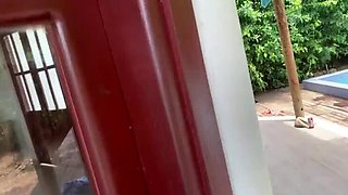 Sexy Neighbors Catch Me Spying and Invite Me for a Hot Shower Threesome