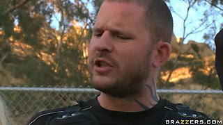 Orgasms In The Outfield With Bridgette B, Angelina Valentine, Scott Nails - Brazzers