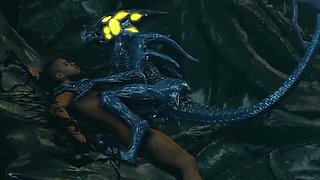 Aliens Breed Ashley Williams in The Hive II: Creampie & Oviposition Fantasy