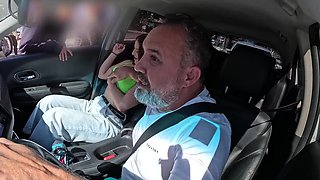 Cintia Lara came to get a ride and got ironed in the arse