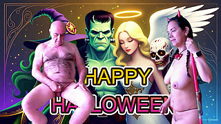 INCREDIBLE HALLOWEEN SEX WITH ADAMANDEVE AND LUPO