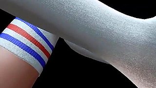 Long Socks Footjob with Gender Bender Chucky