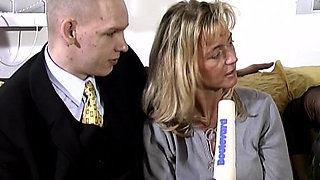 Classy Blonde Babe Got to Play with a Dude on Casting