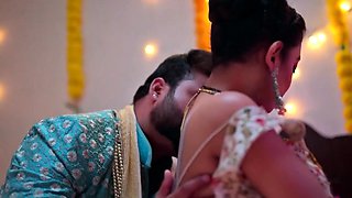 Tiny Indian MILF Naomi Shah swallows a stiff cock