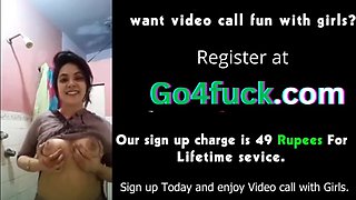 Naughty Indian skinny MILF breathtaking porn video