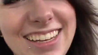 Dakota Charmes sucks and fucks big cock with facial