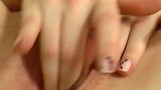 Busty redhead milf lovingly shoves sex toys into her pussy
