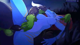 3d hot animated dragon big tits fuck