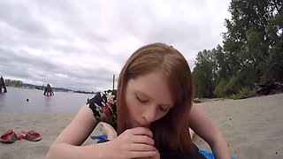 Watch girlfriend fucking on beach - Pov, Doggy, Big Ass Porn