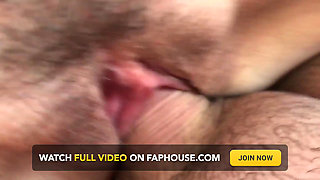 Cum up Together. so Close You Can Smell It. Amateur Wife's Swollen Pussy Fuck. Dripping Creampie