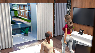 Wife Having Fun In Bedroom With Old man