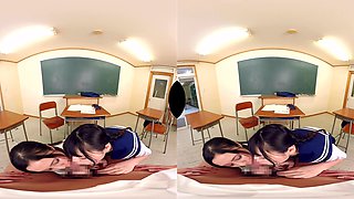 Schoolgirls Battle Over Your Dick! - Jav Threesome