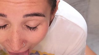 Sneaky Cheating Bathroom Sex Next to My Wife