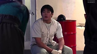 JAPANESE BIG BREASTED HOUSEWIFE IS FUCKED REPEATEDLY BY A