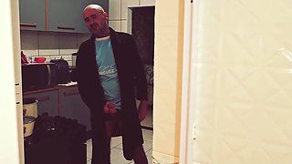 Bathroom Quickie: Latina MILF's Big-Ass Doggy Style