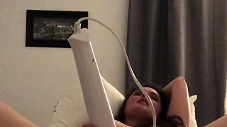 Busty brunette bitch with big boobs