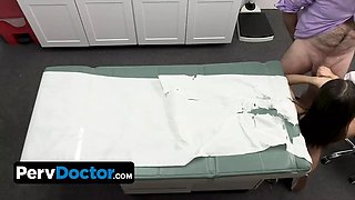 Pervdoctor - pretty teenager dreamed boob job offers her labia as payment