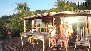Sex on Ilhabela Beach with the Naughty Dread Hot
