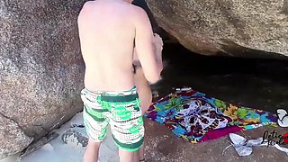 Fucking the Hottie's Ass on the Beach