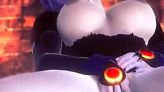 Raven Is Rubbing and Fingering Her Pussy - Titans Porn