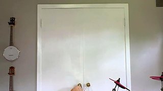 Cute curly brunette solo webcam masturbation