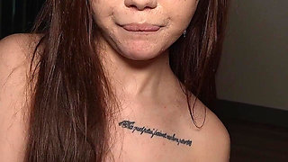 Excited Chinese Student Returns Home