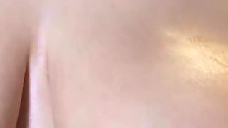 Tit Worship - Big Bit MILF Oils up Her Beautiful Natural Tits