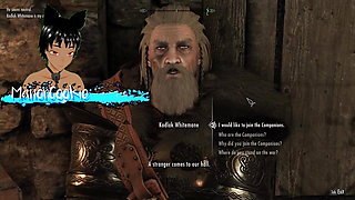Skyrim B and L mod - In whiterun and decided to join the companions to fuck and meeting everyone