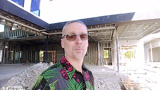 Husband of pornstar Cory Chase shows their new house being built