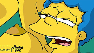 HOMER IS CHEATED MARGE FUCKS CARL CARTOON PORN