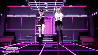 MMD Fifth Harmony - Worth It Ahri Seraphine Sexy Hot Dance 4K