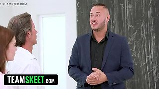 Boss Fucks My Young Stepdaughter in Hardcore 4K Scene - Danny Mountain & Katerina Deville