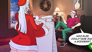 Hentai redhead gives blowjob and having sex