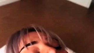 Kristen Hancher - BF Blowjob   School Girl Cosplay