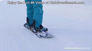 Let it Snow! Lebians Orgasm after Skiing by ClubSweethearts