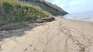 Fucked by a Huge Cock on an Italian Nude Beach. Part 1.