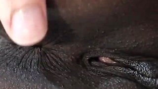 POV: Ebony Gaping! My First Real Gape Cought on Camera! Just Through Relaxation